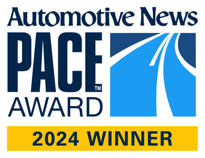 2024 Automotive News Pace Award winner logo.