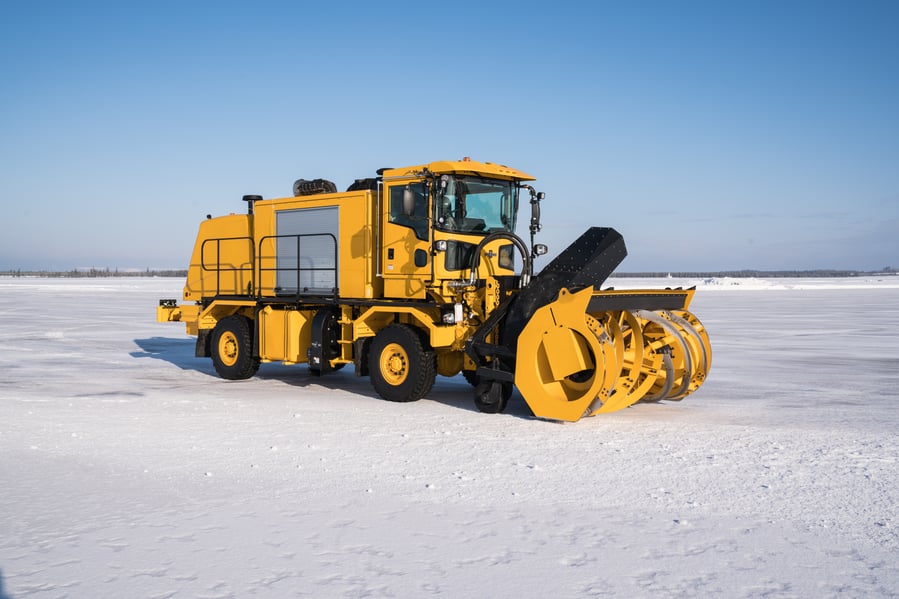 Dual Engine Blower Runway Snow Removal Oshkosh Airport Products