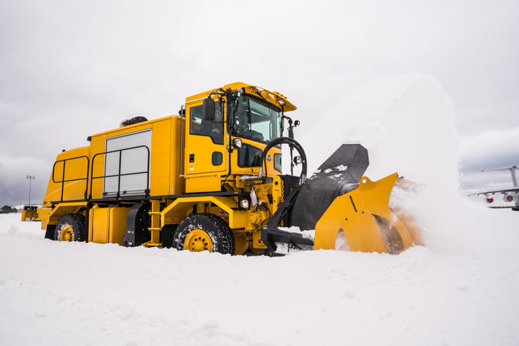 Dual Engine Blower Runway Snow Removal Oshkosh Airport Products