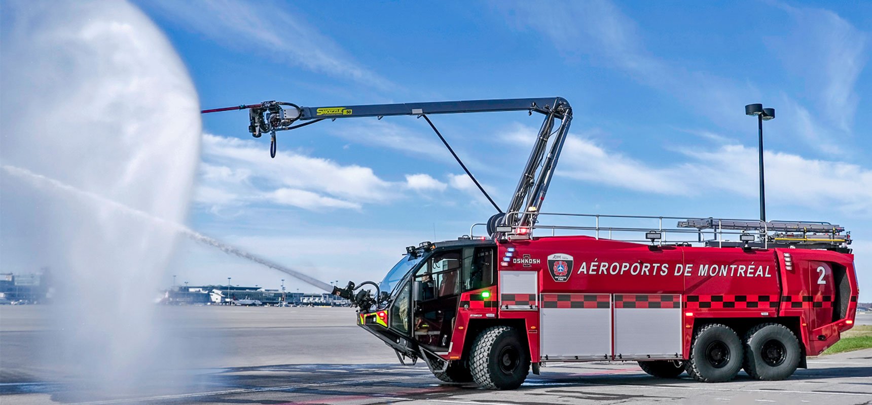 ADM Aeroports de Montreal has taken deliver of five Oshkosh Airport Products STriker 6x6 ARFF vehicles.