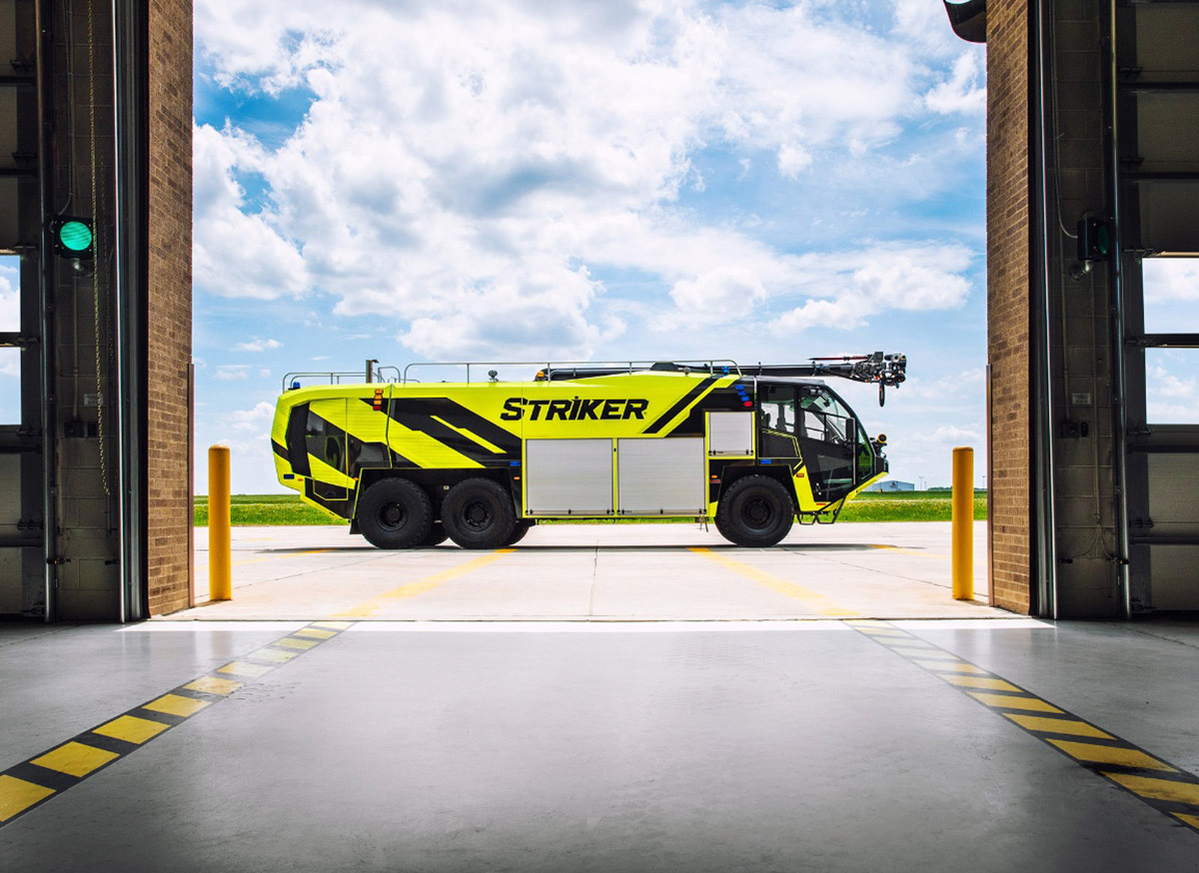Striker ARFF Truck At Airport