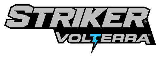 Striker Volterra electric ARFF logo.