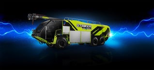 Oshkosh ARFF Striker Volterra Electric Hybrid