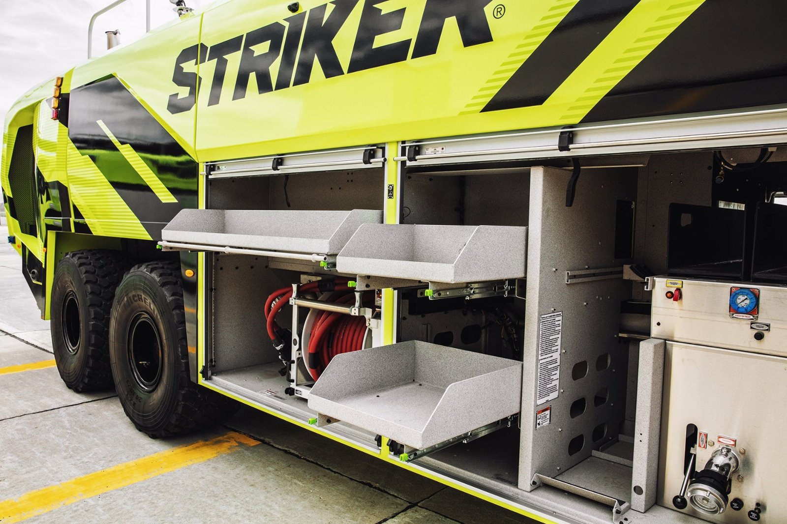 Oshkosh ARFF Striker Storage