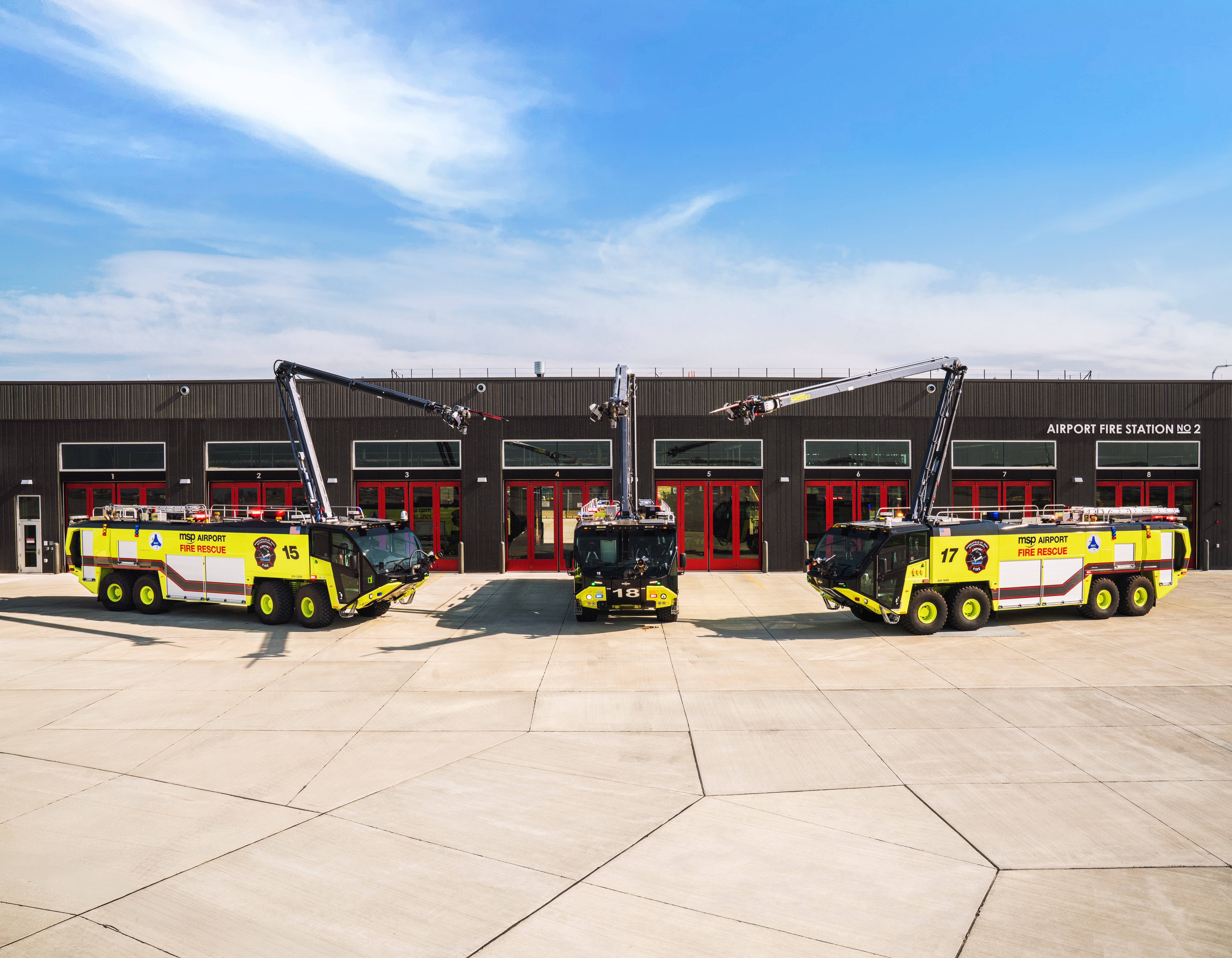 Striker 8x8 ARFFs for MSP International Airport